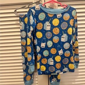Little Sleepies Blue and Yellow Pajama Sets with Space Theme